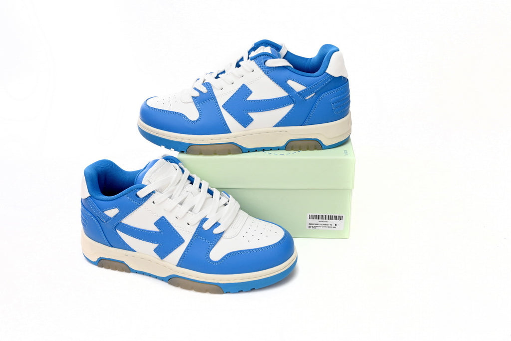 OFF-WHITE Out of Office White/Purple Print Sneakers
