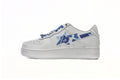 A BATHING APE BAPE STA Low White Blue Camouflage