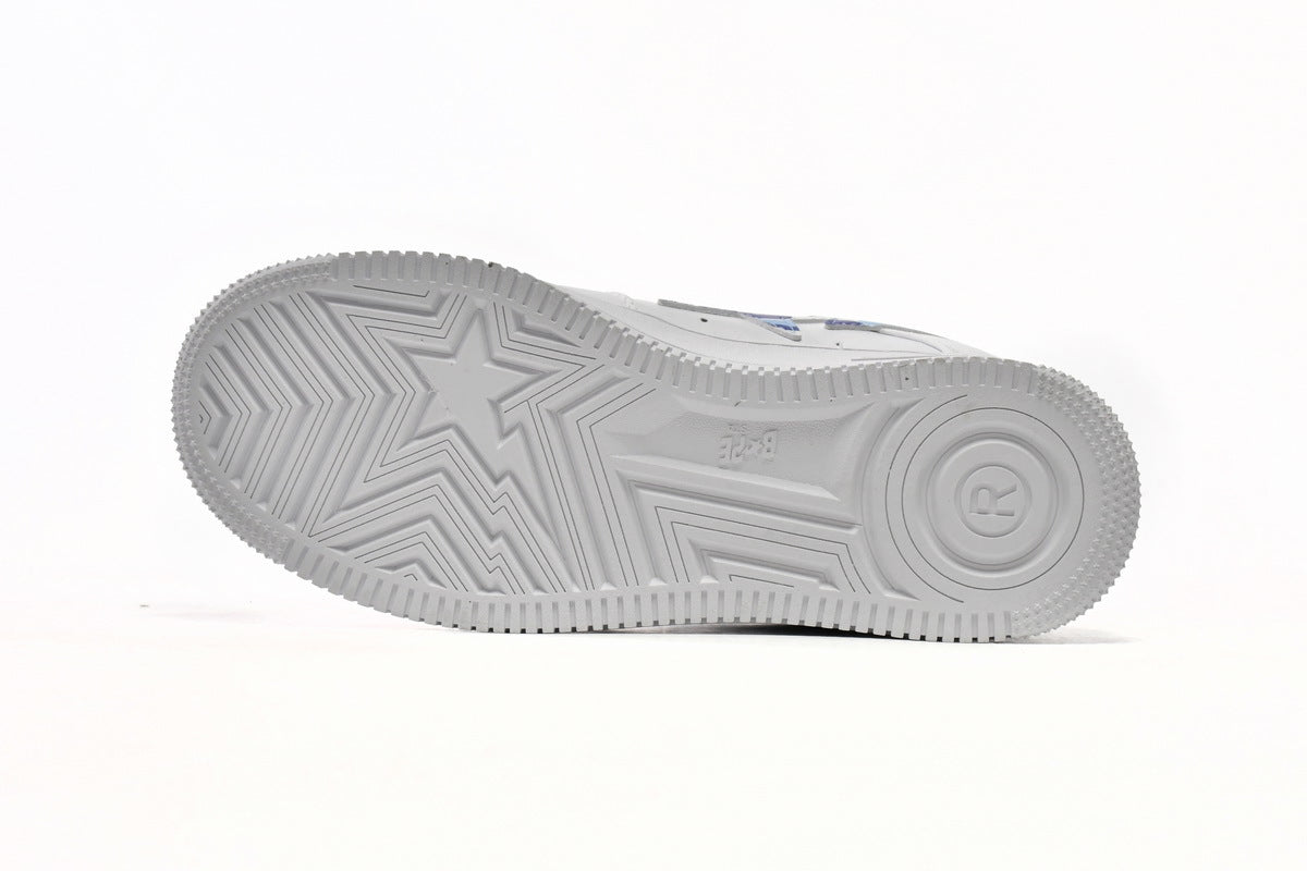 A BATHING APE BAPE STA Low White Blue Camouflage