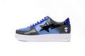 A BATHING APE BAPE STA Low Lnk Blue Mirror Surface Sneakers