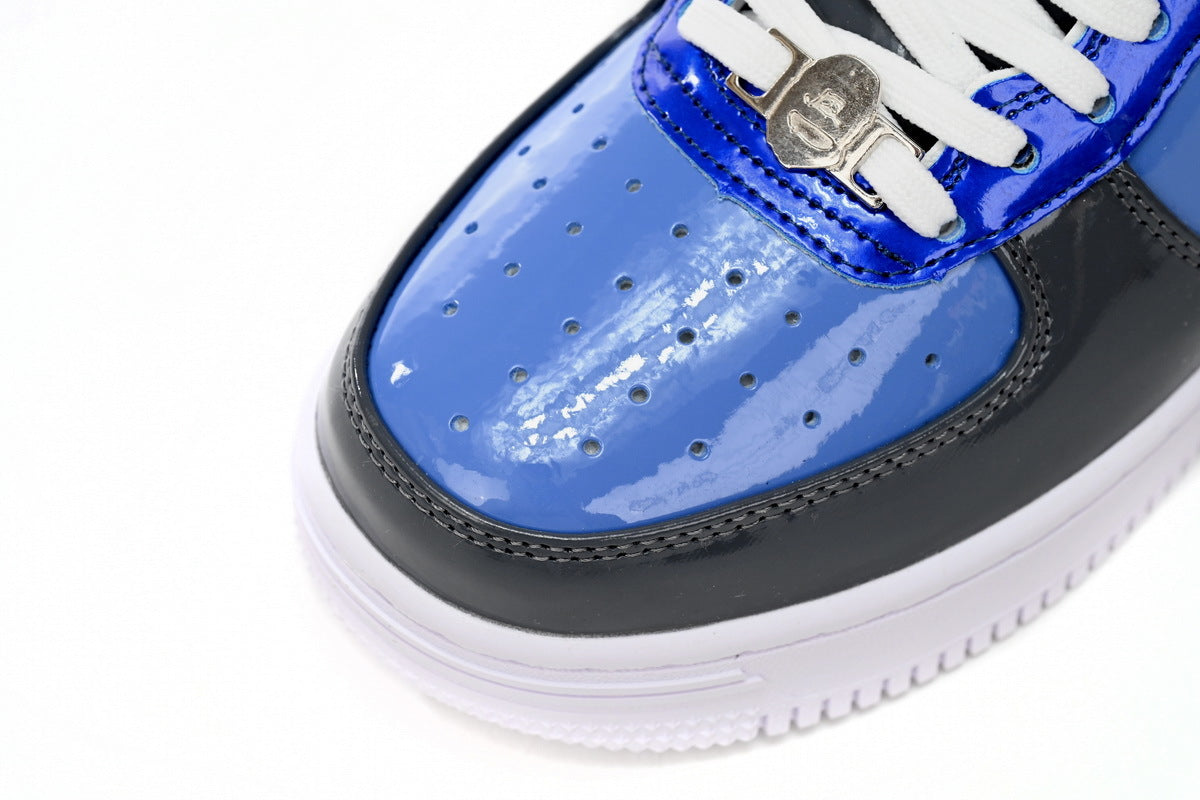 A BATHING APE BAPE STA Low Lnk Blue Mirror Surface