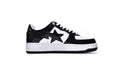 A BATHING APE BAPE STA Low Black & White Men's Sneakers