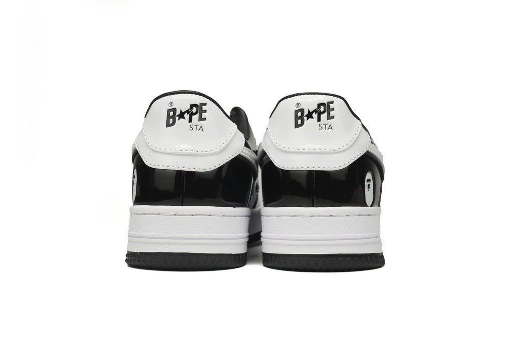 A BATHING APE BAPE STA Low Black White