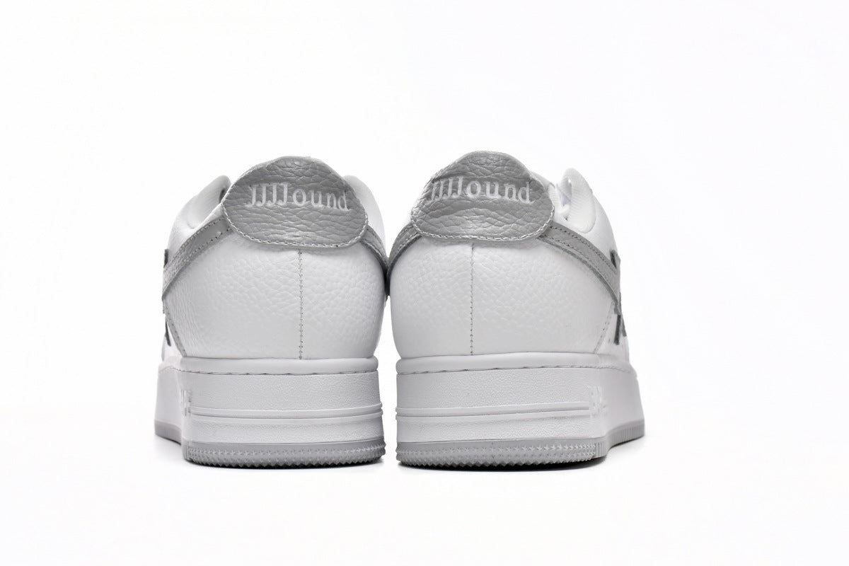 A BATHING APE BAPE STA Low White Grey