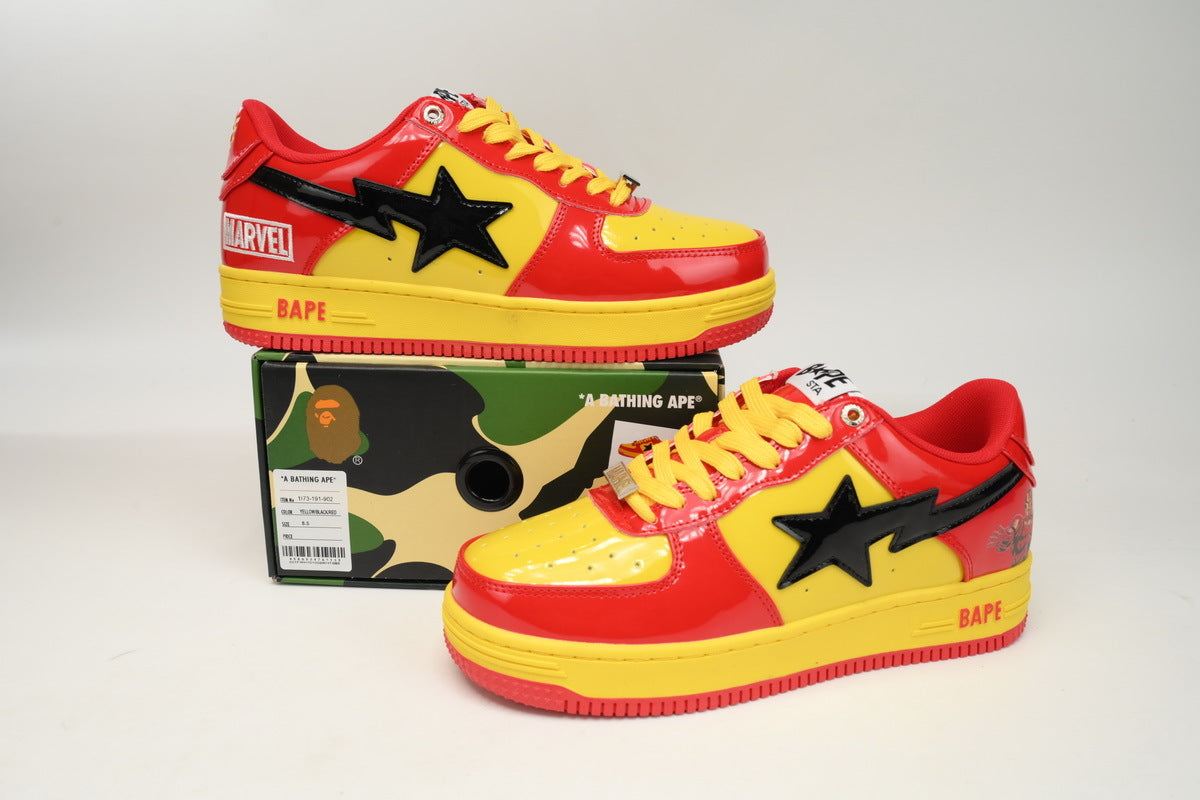 A BATHING APE BAPE STA Low Lron Man Sneakers