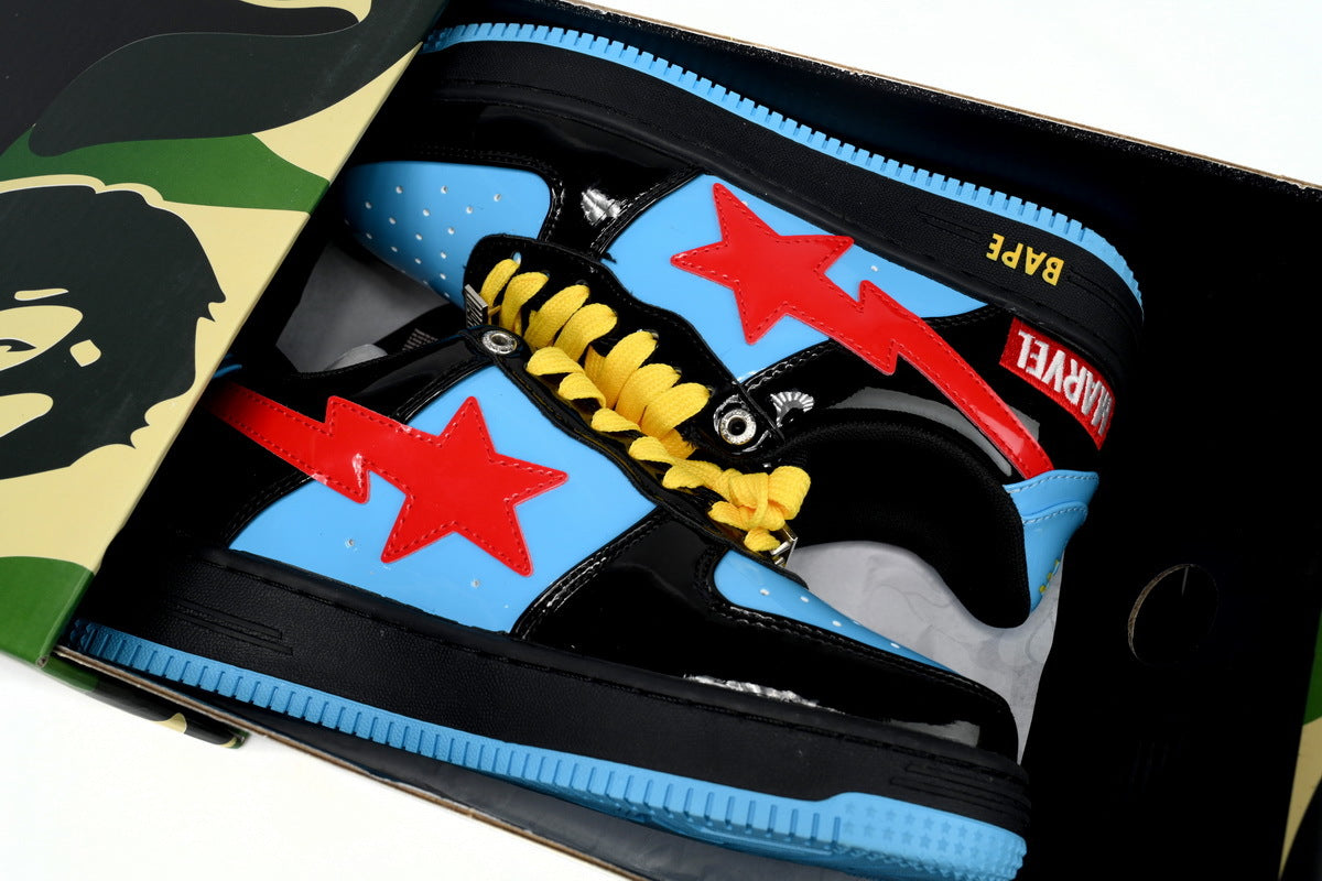 A BATHING APE BAPE STA Low Black Widow