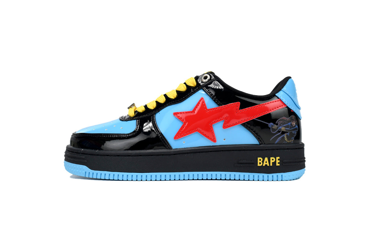 A BATHING APE BAPE STA Low Black Widow Sneakers