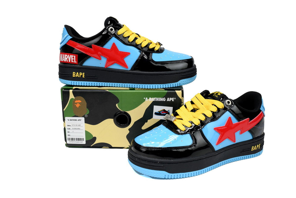 A BATHING APE BAPE STA Low Black Widow Sneakers