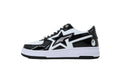 A BATHING APE BAPE Black & White Men's Sneakers