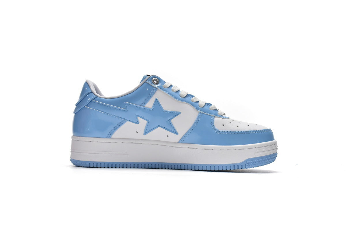 A BATHING APE BAPE STA Low White Blue