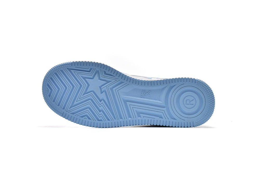 A BATHING APE BAPE STA Low White Blue