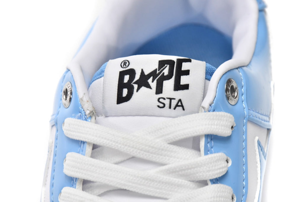 A BATHING APE BAPE STA Low White Blue