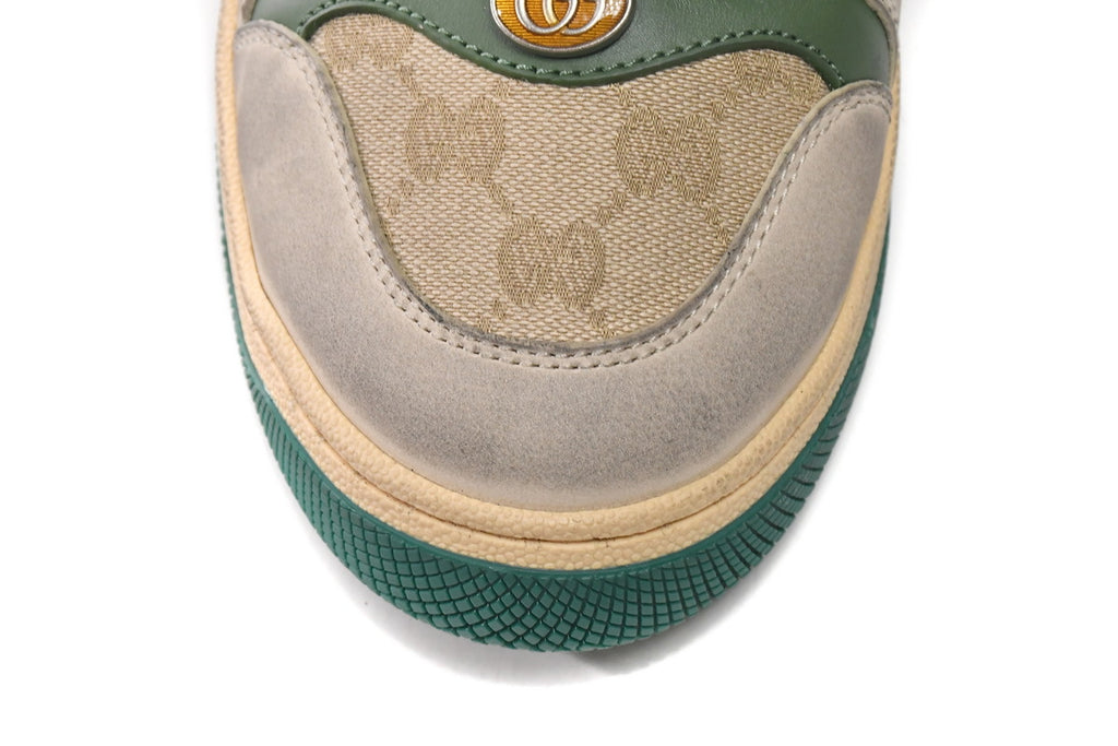 Gucci Screener Apricot Textile Sneakers