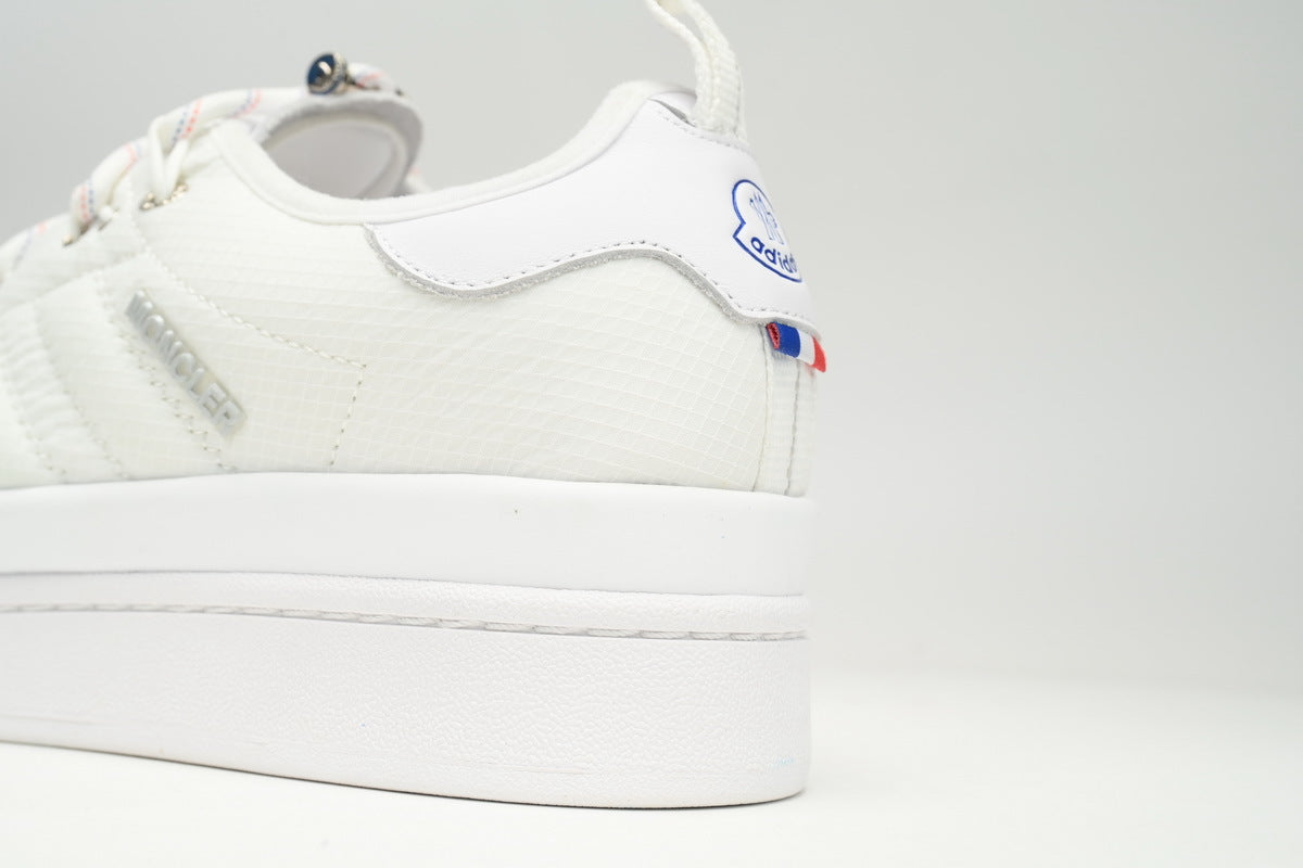 adidas x Moncler Campus Core White Sneakers
