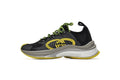 Gucci Run Black Yellow Knit Sneakers