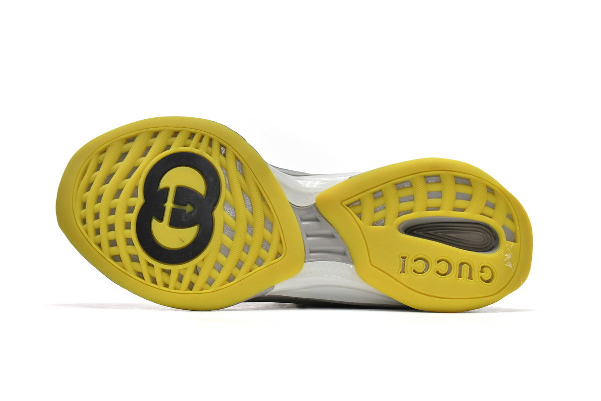 Gucci Run Black Yellow Knit Sneakers