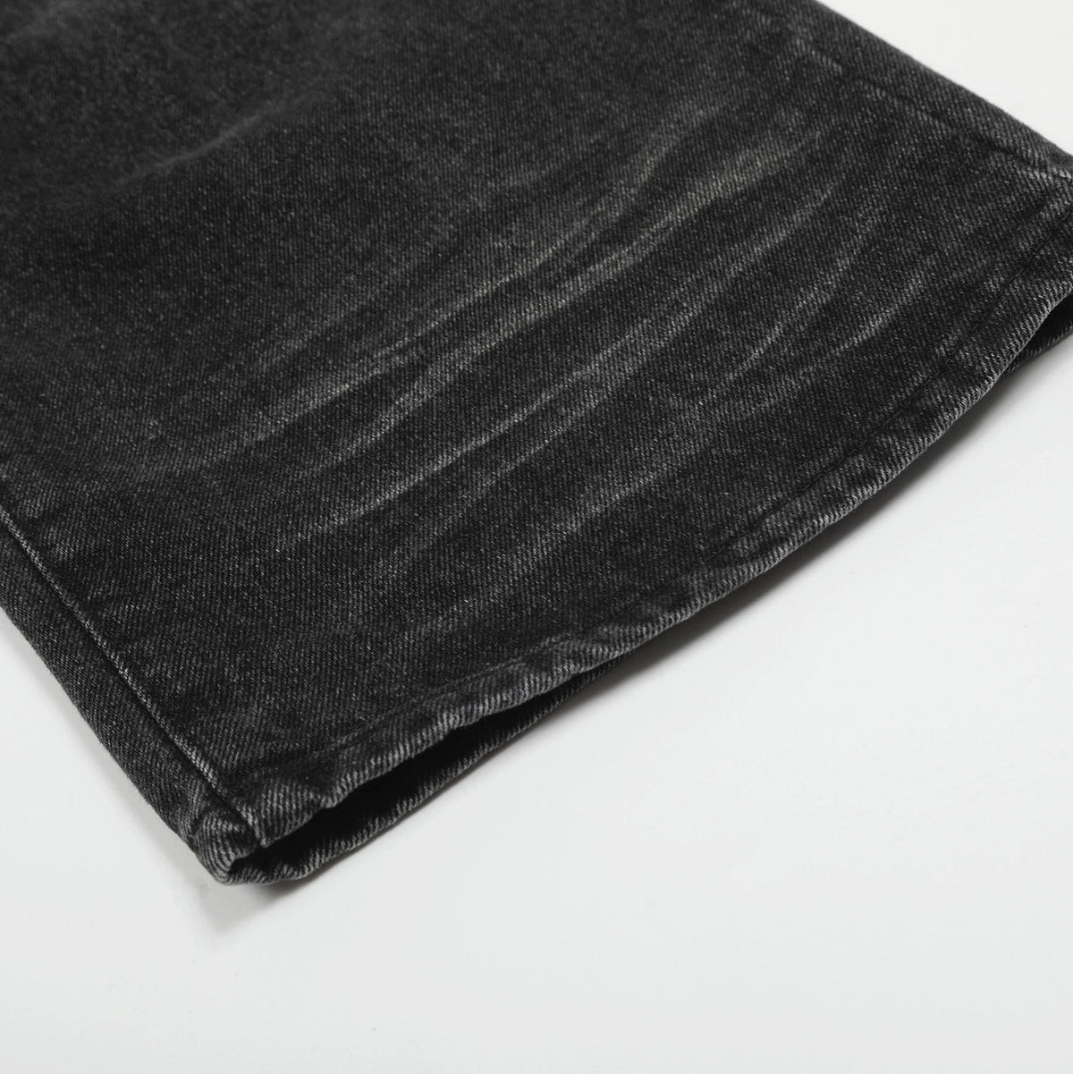 Fashion workwear jeans high street embroidery loose wide pants