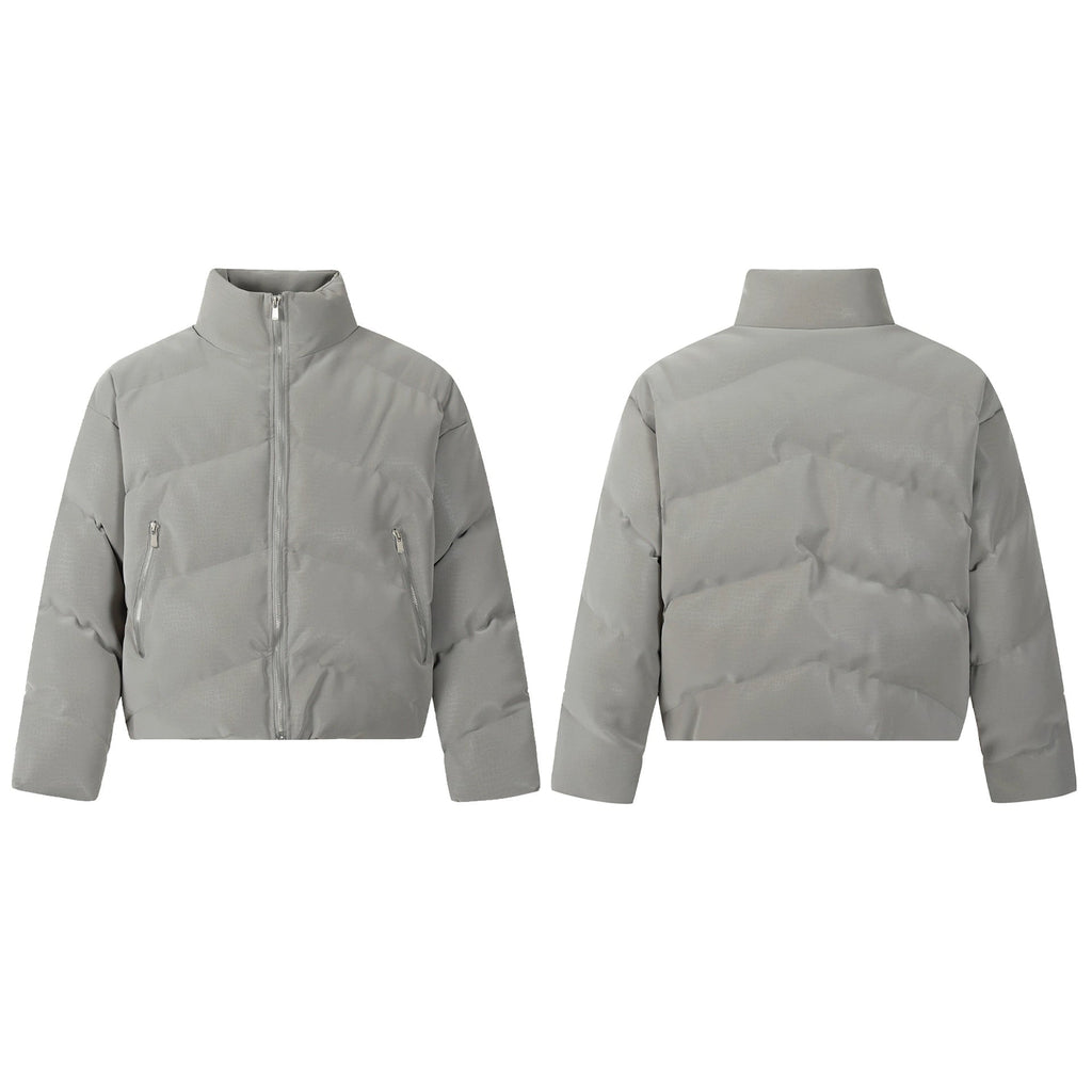 Fashionable solid color down jacket