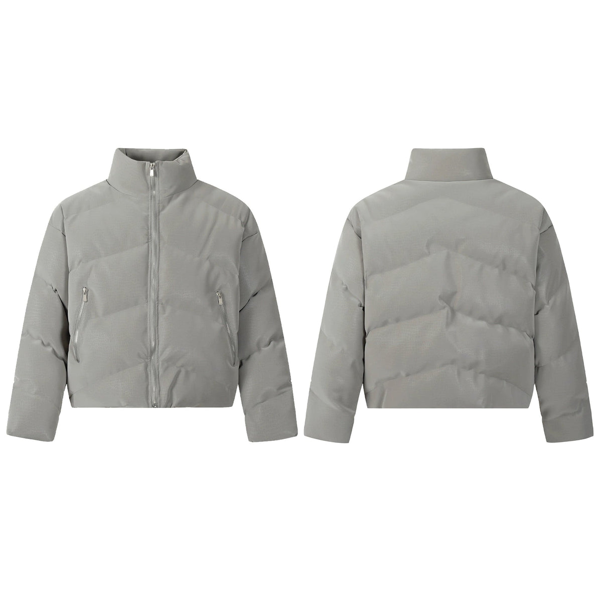 Fashionable solid color down jacket