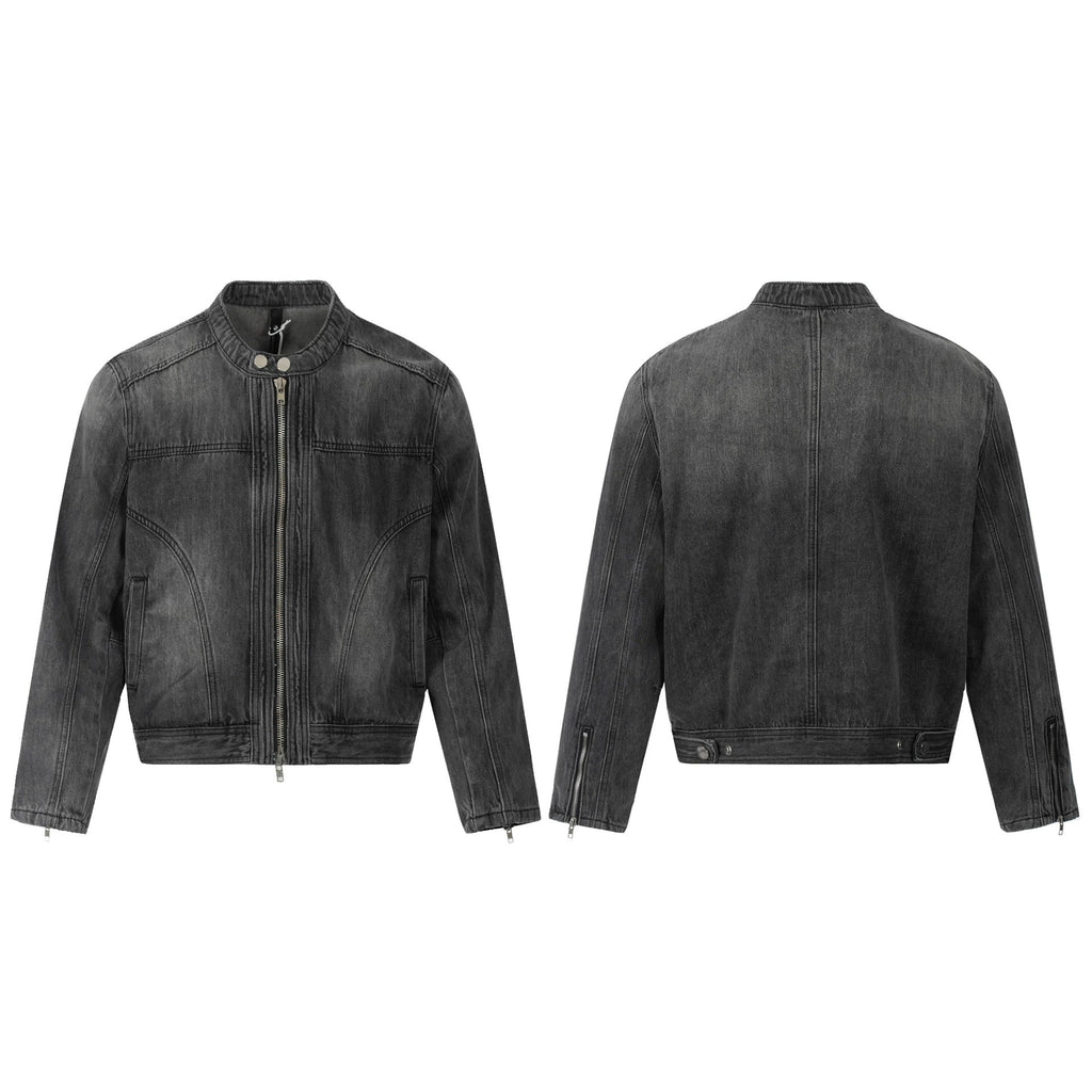Fashionable denim sports casual jacket