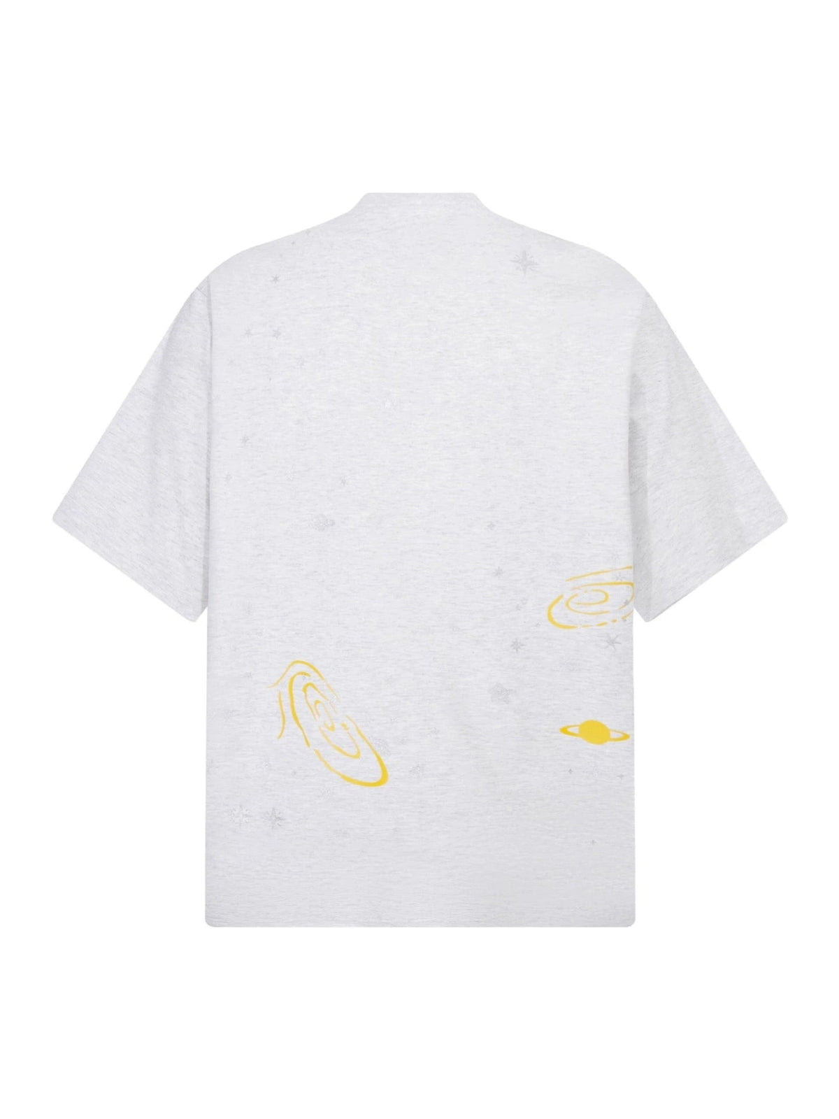 Fashion printed solid color T-shirt
