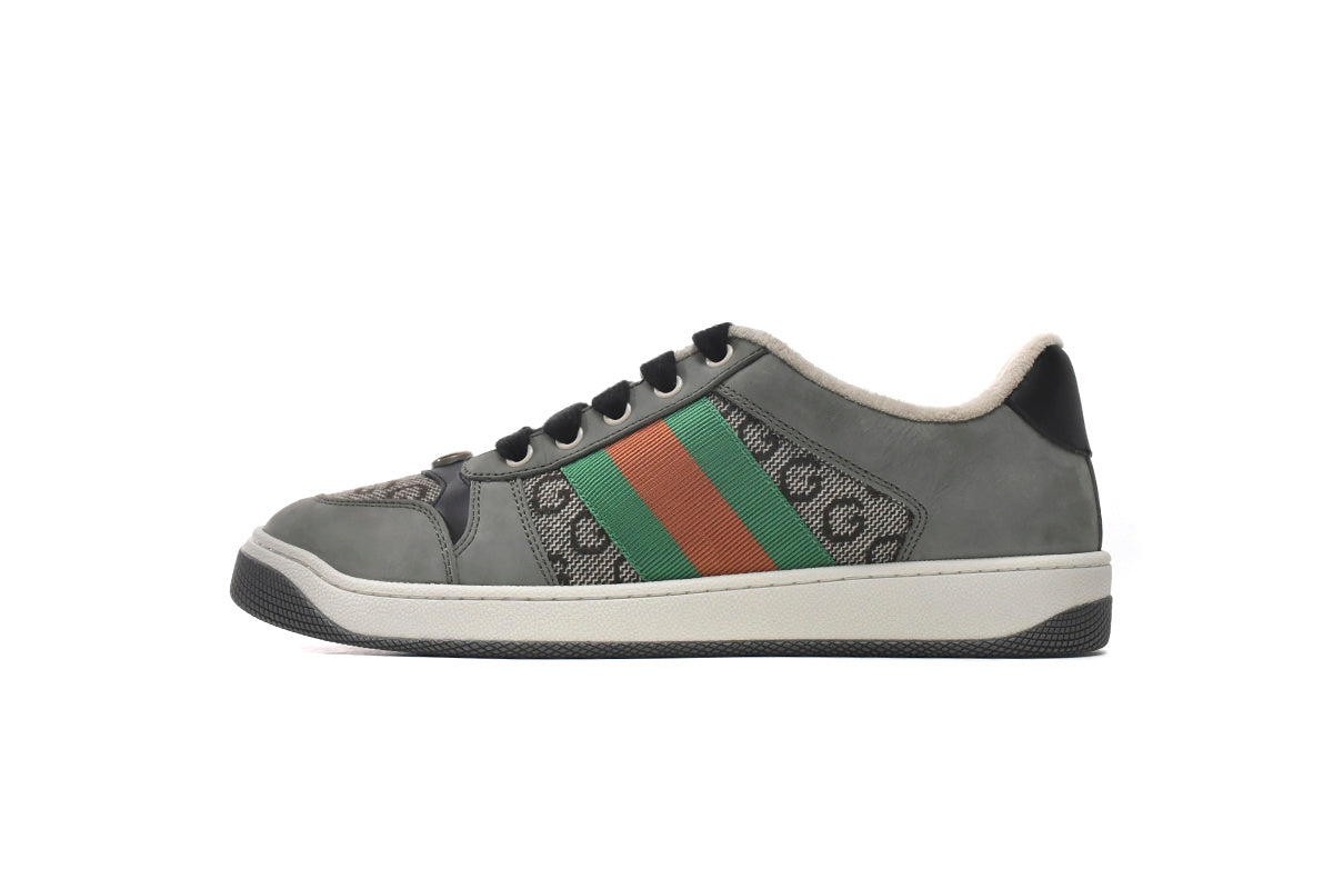 Gucci Screener Brown GG Canvas Sneakers