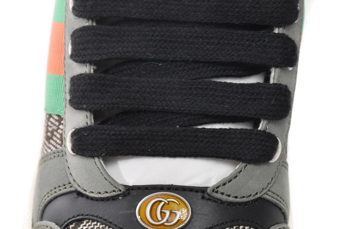 Gucci Screener Brown GG Canvas Sneakers