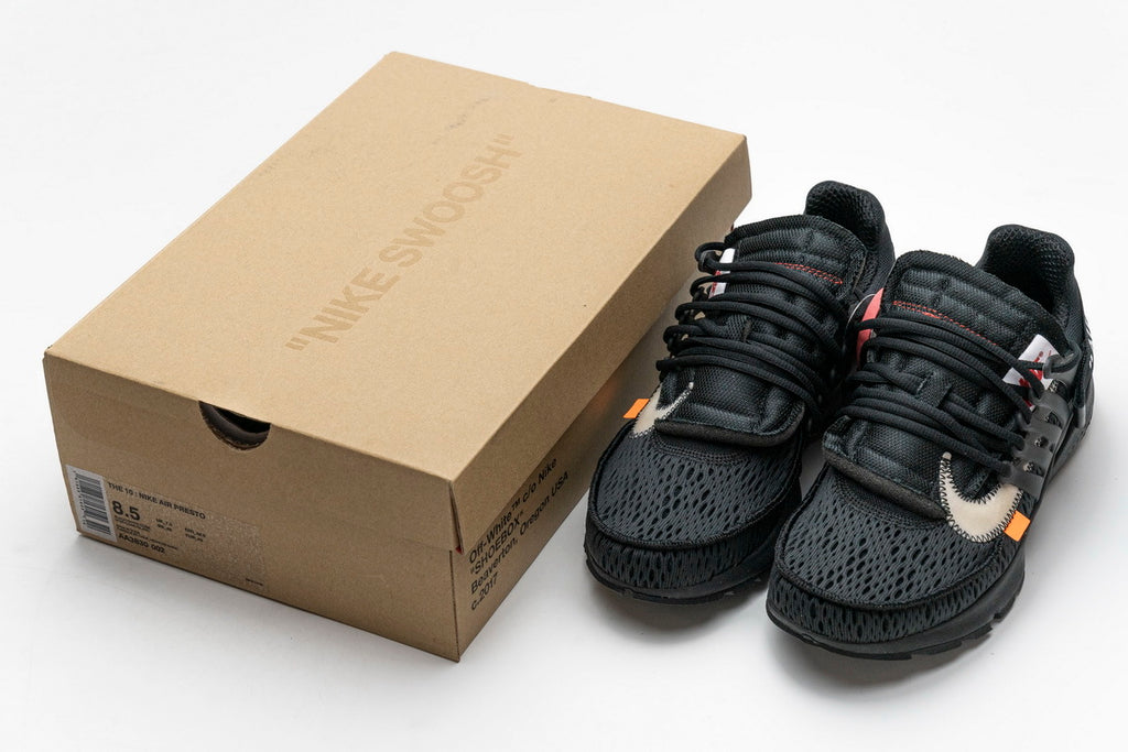 OFF-WHITE x Nike Air Presto Black Sneakers