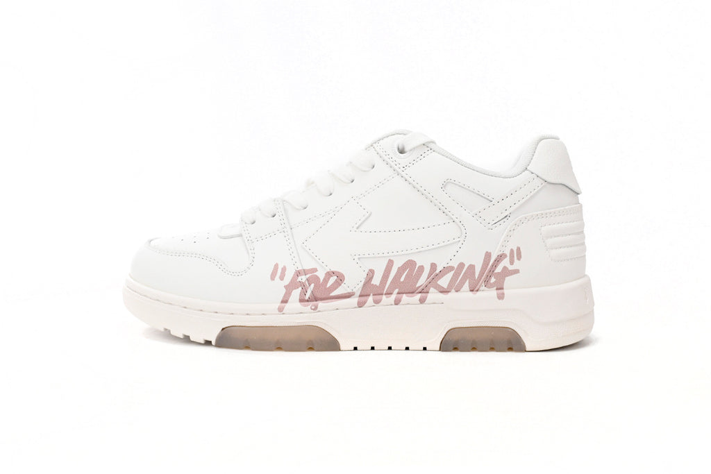 OFF-WHITE Out of Office White/Pink Sneakers