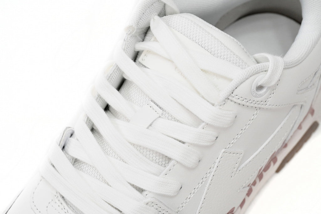 OFF-WHITE Out of Office White/Pink Sneakers