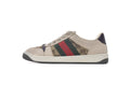 Gucci Screener Apricot Textile Sneakers