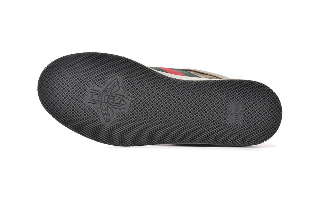 Gucci Screener Apricot Textile Sneakers