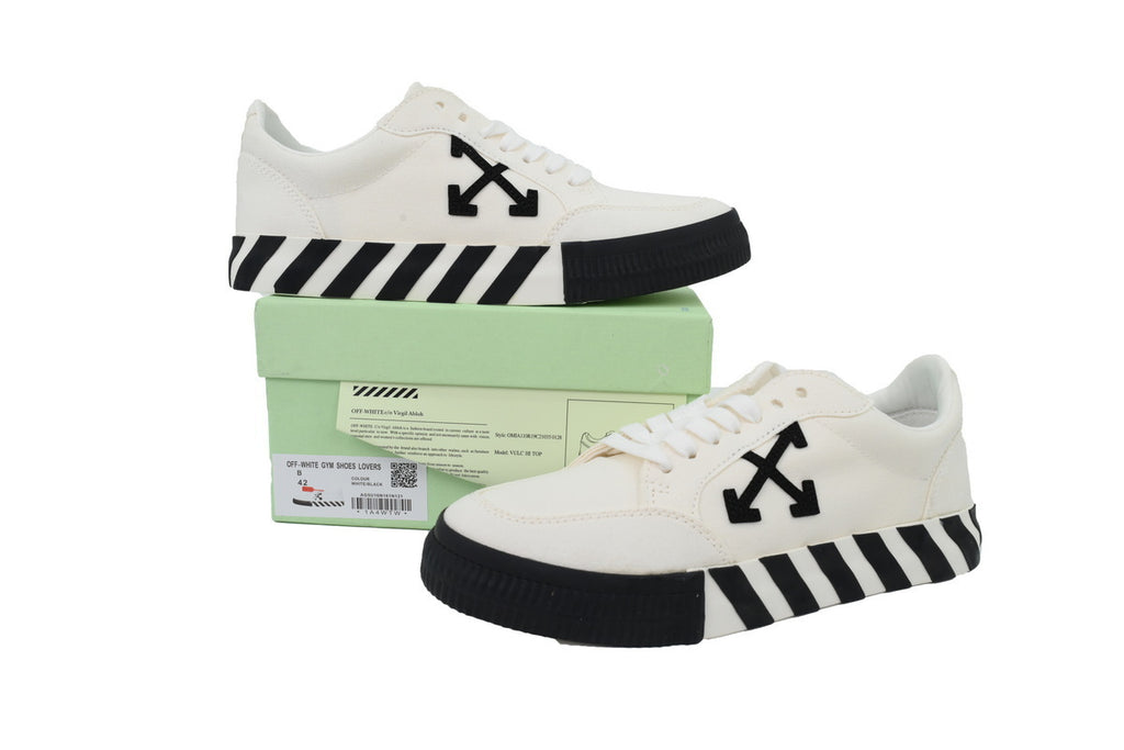 Off-White Vulc Low White Black Sneakers