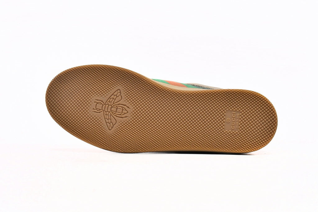 Gucci Screener Green Orange Sneakers