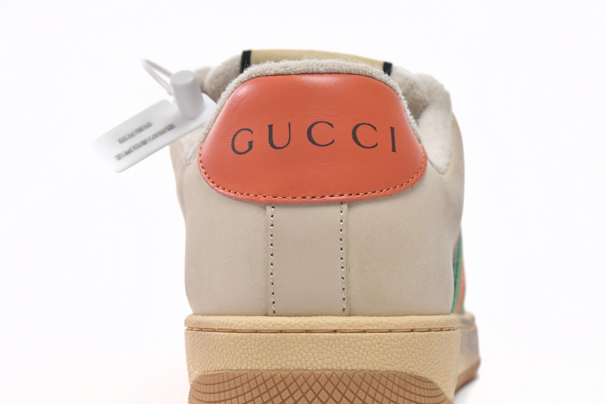 Gucci Screener Green Orange Sneakers