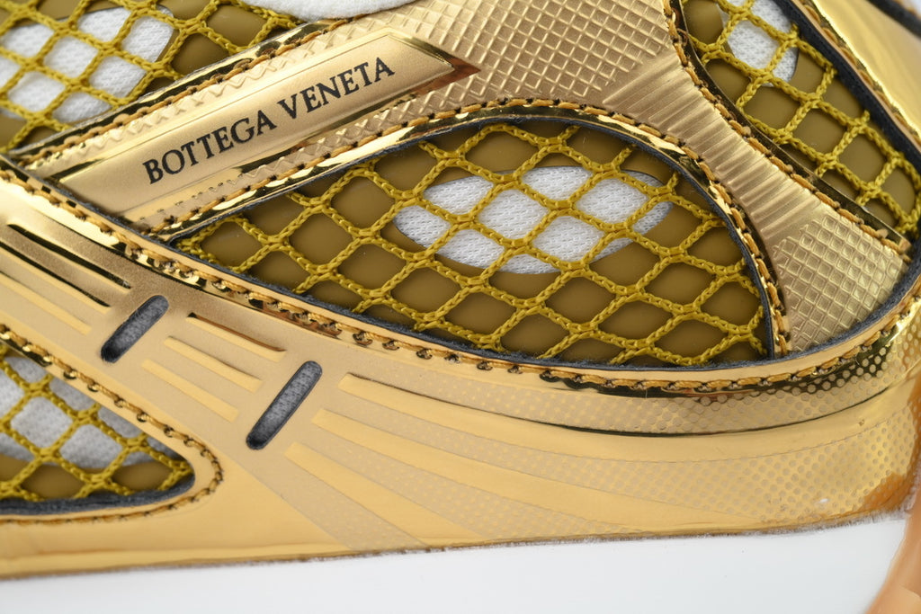 Bottega Veneta Orbit P360 Sneakers – Metallic Gold