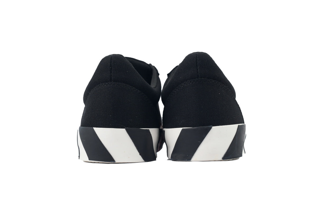 Off-White Vulc Low Black Canvas Sneakers