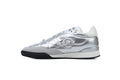 Chanel Silver Quilted Leather Sneakers