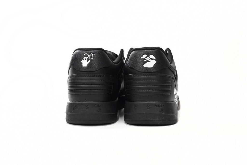 OFF-WHITE Out of Office Black Sneakers