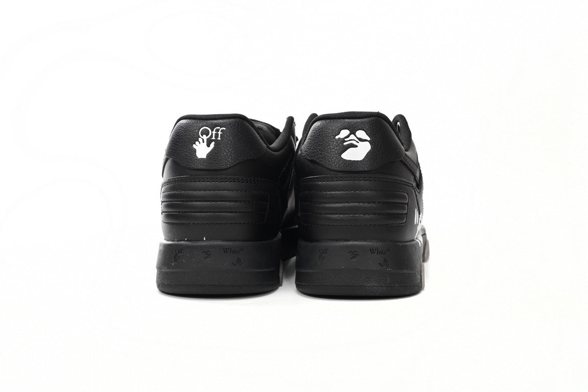 OFF-WHITE Out of Office Black Sneakers