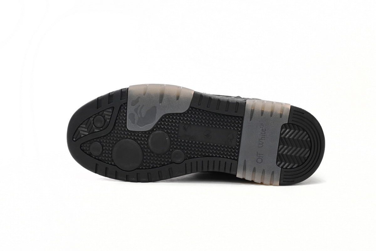 OFF-WHITE Out of Office Black Sneakers