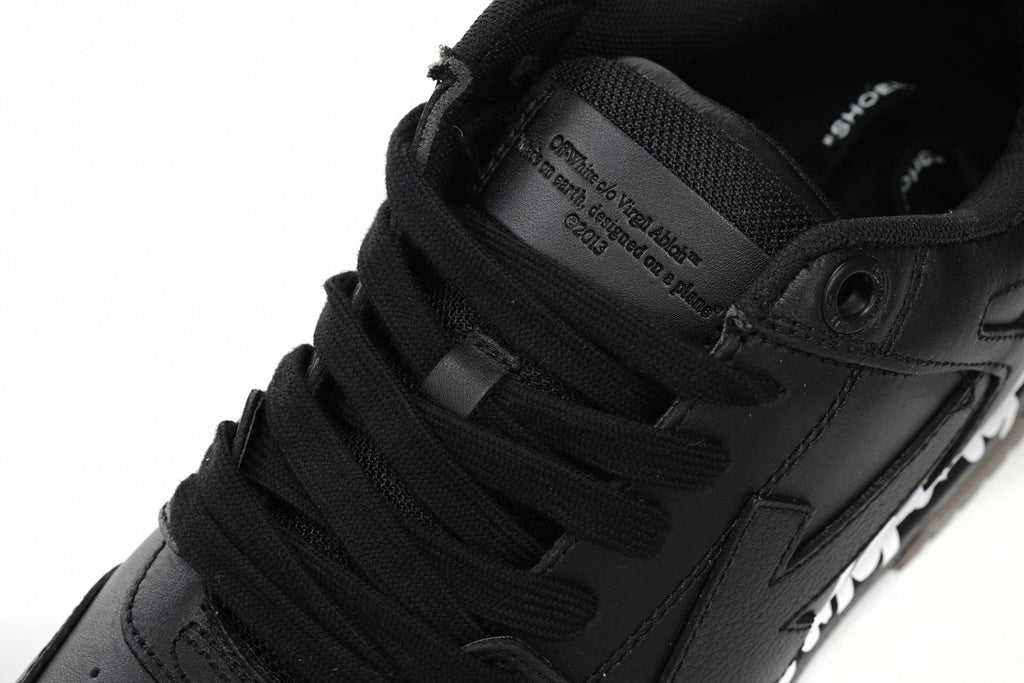 OFF-WHITE Out of Office Black Sneakers