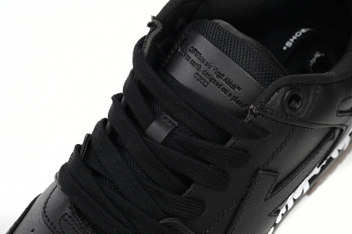 OFF-WHITE Out of Office Black Sneakers