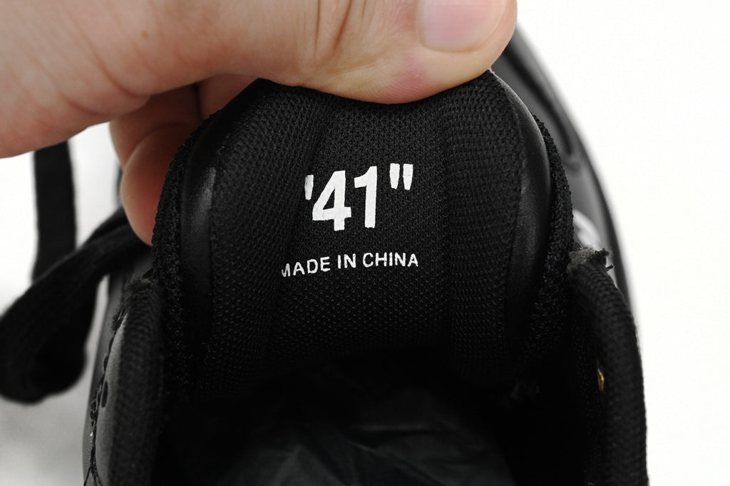 OFF-WHITE Out of Office Black Sneakers