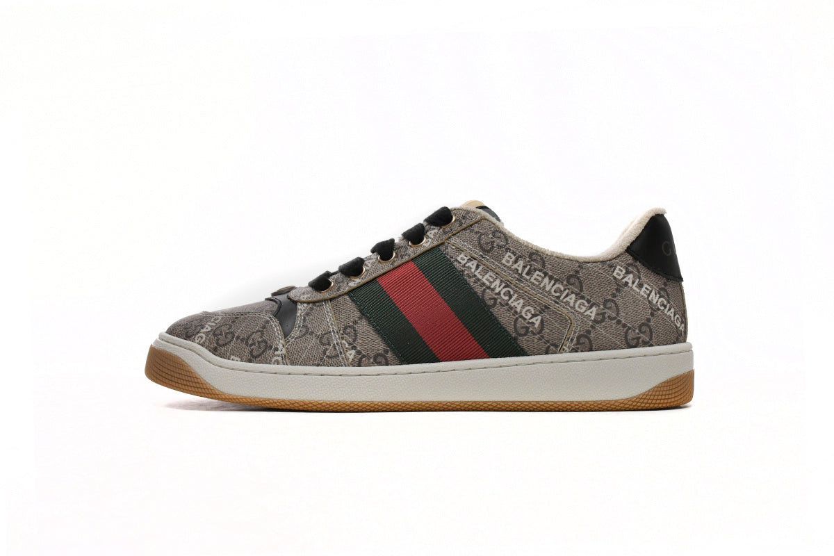 Balenciaga x Gucci Screener GG Supreme Sneakers