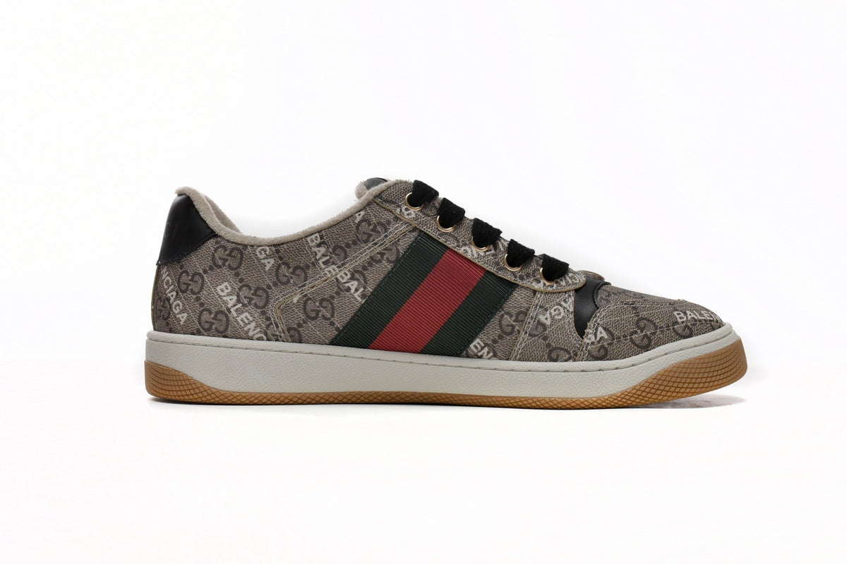 Balenciaga x Gucci Screener GG Supreme Sneakers