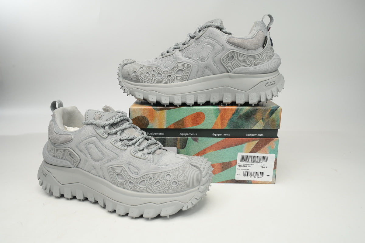 Moncler x Salehe Bembury Trailgrip Grain Gray Sneakers