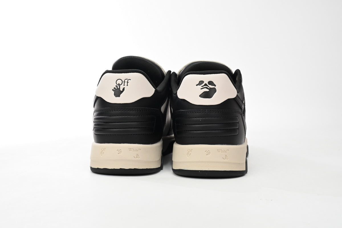 OFF-WHITE Out of Office Black/Beige/White Sneakers
