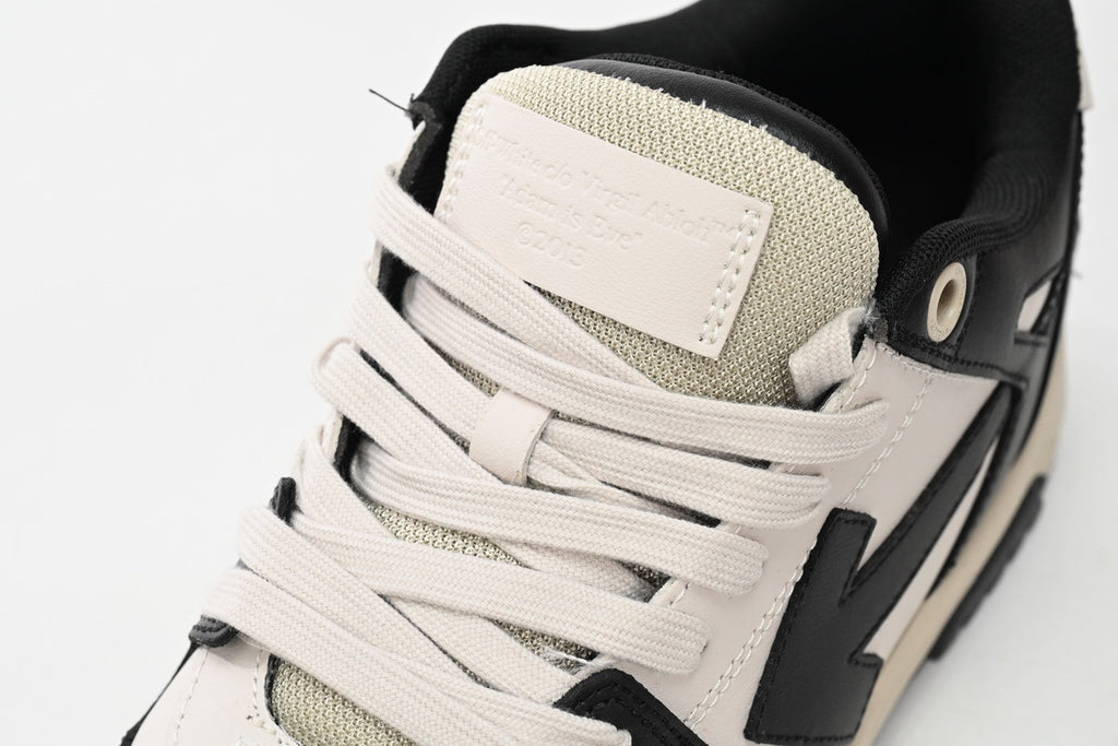 OFF-WHITE Out of Office Black/Beige/White Sneakers