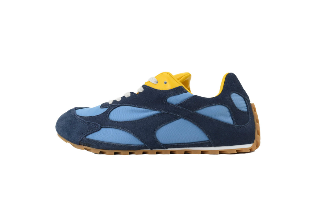 Bottega Veneta Orbit Flash Sneakers – Blue/Yellow